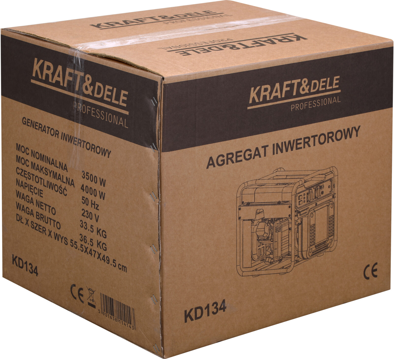 Inverter-generaator 4000W KD134