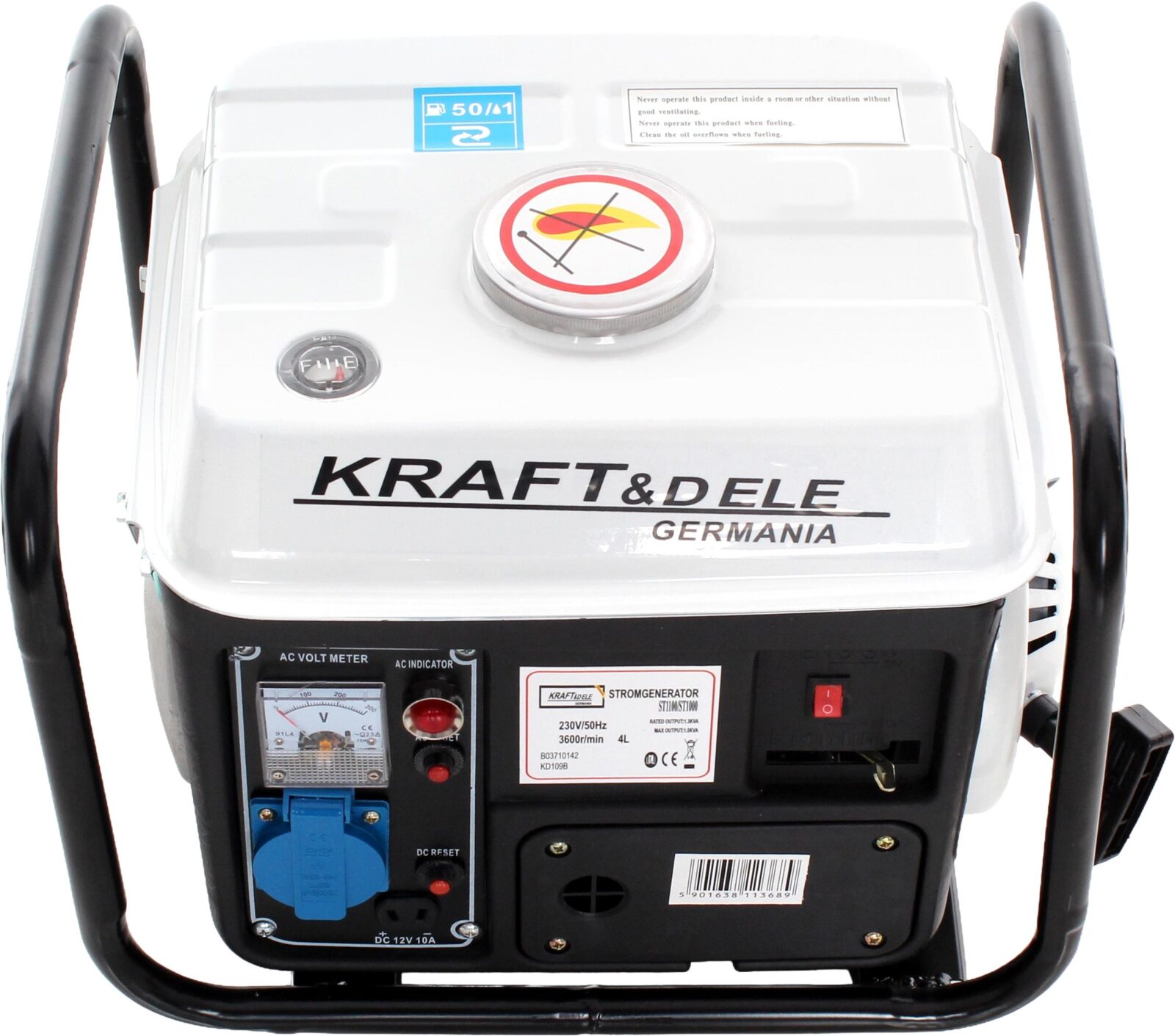 Generaator 1200 W 12/230 V KD109B