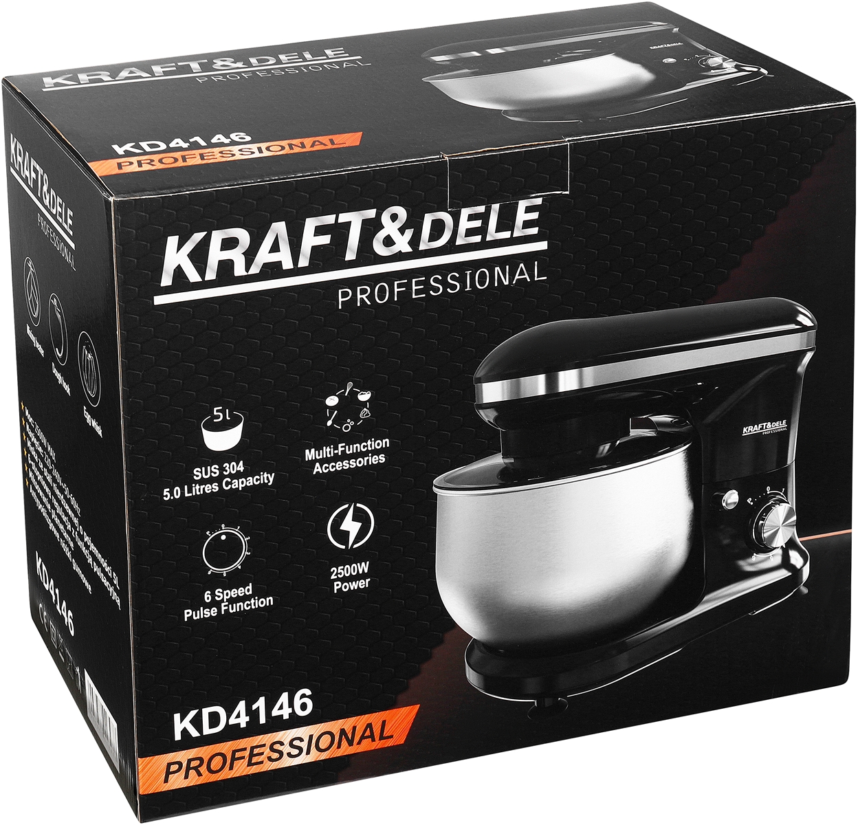 Planetaarmikser max. 2500W / 5L KD4146