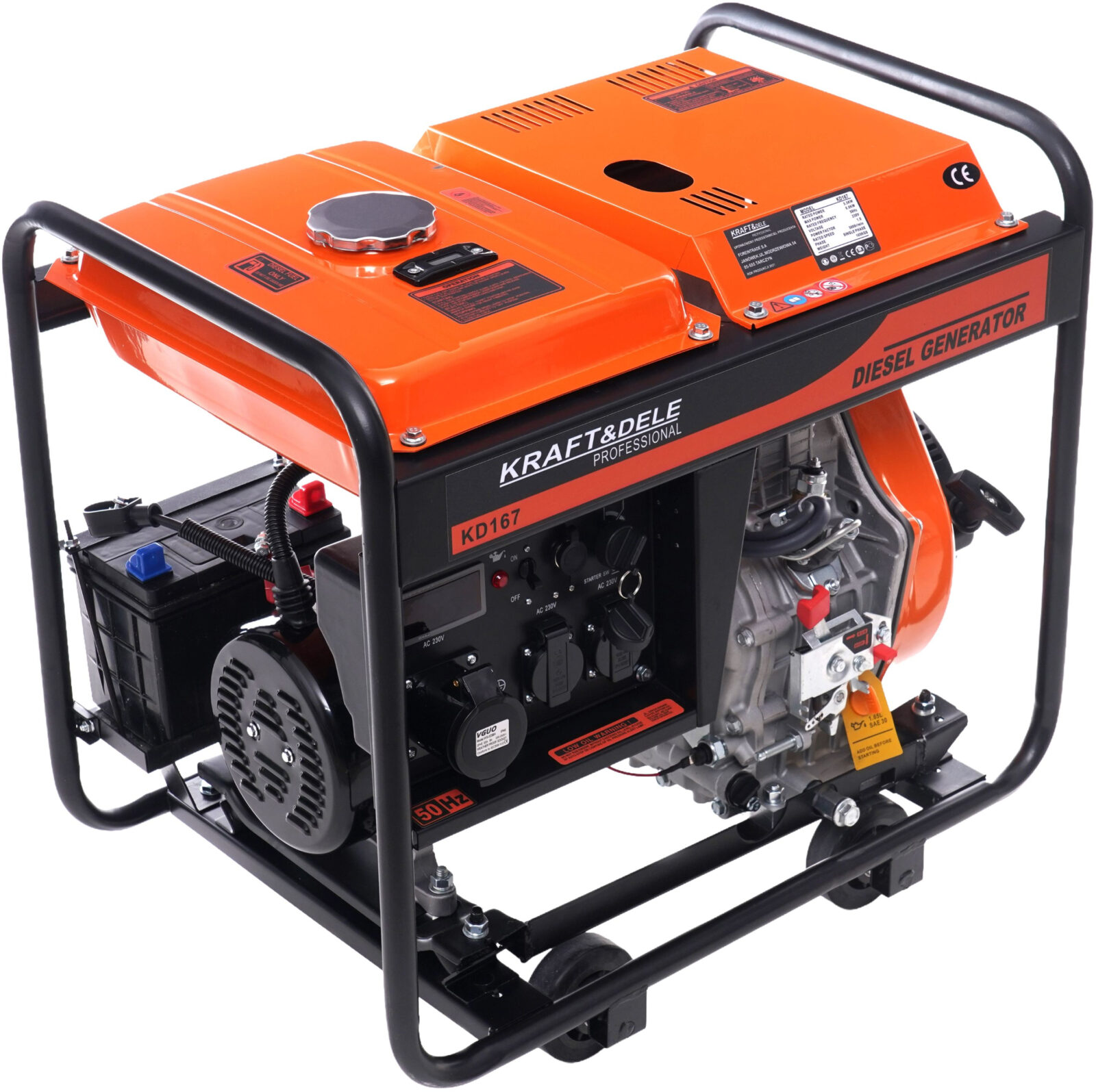 Generaator 6 kW / 230 V KD167
