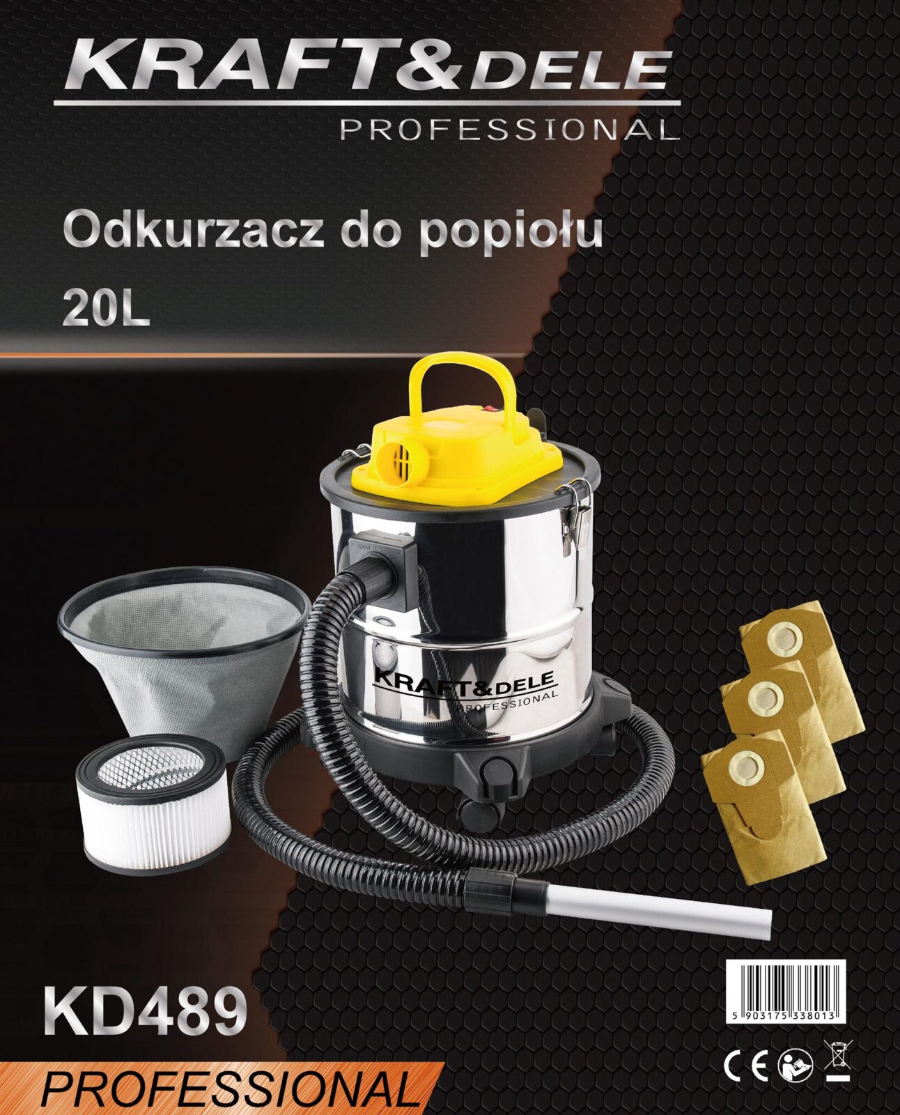Tööstuslik tolmuimeja ja tuhatolmuimeja KD489