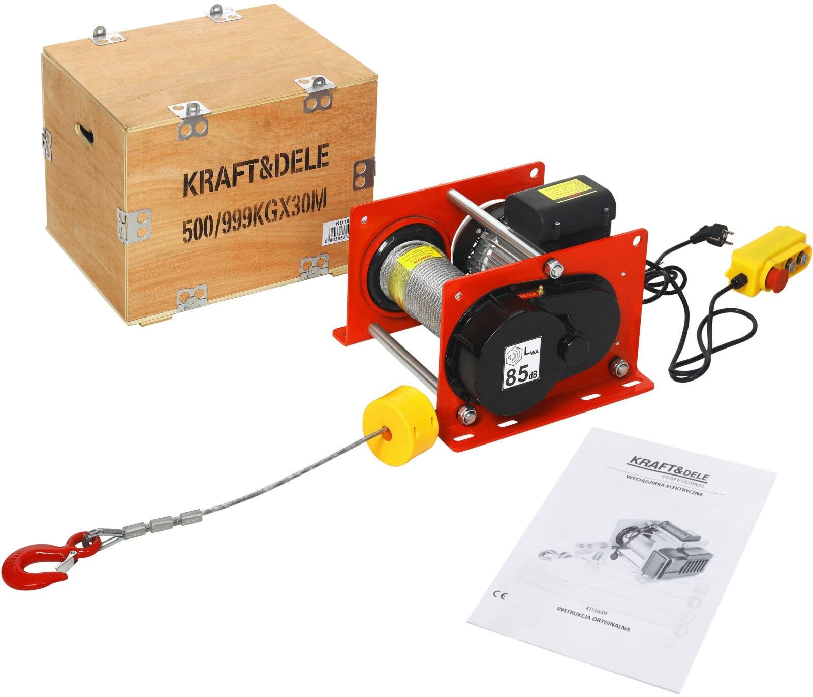 EHITUSVINTS ELEKTRILINE 30M 500/999KG KD1649