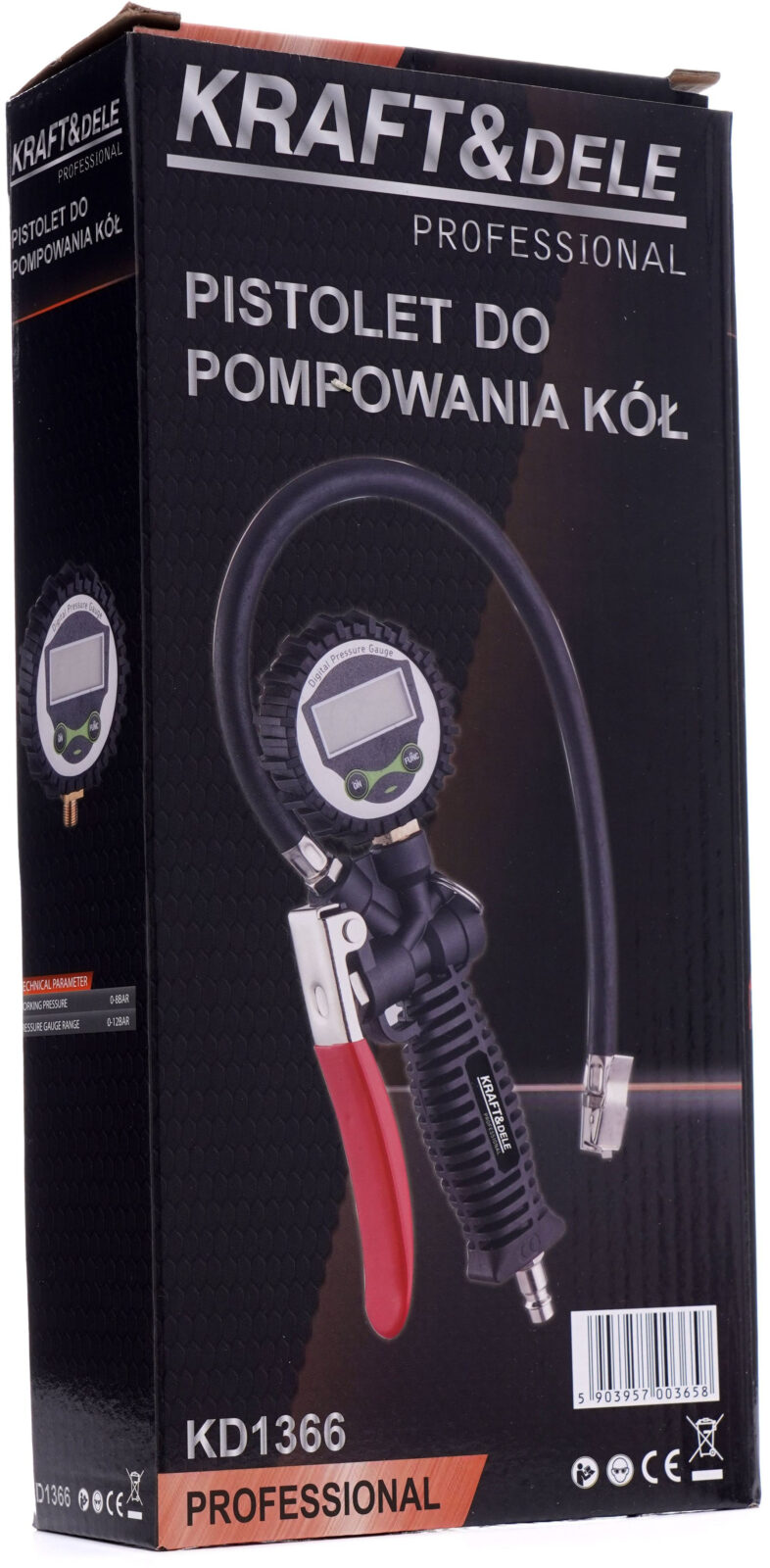 Pumpamispüstol LCD manomeetriga KD1366