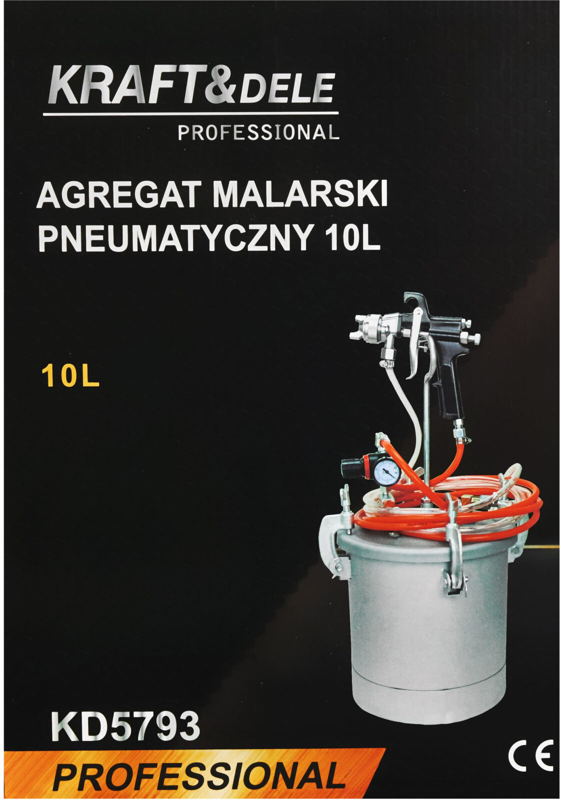 PNEUMAATILINE VÄRVIMISAGREGAAT 10L KD5793