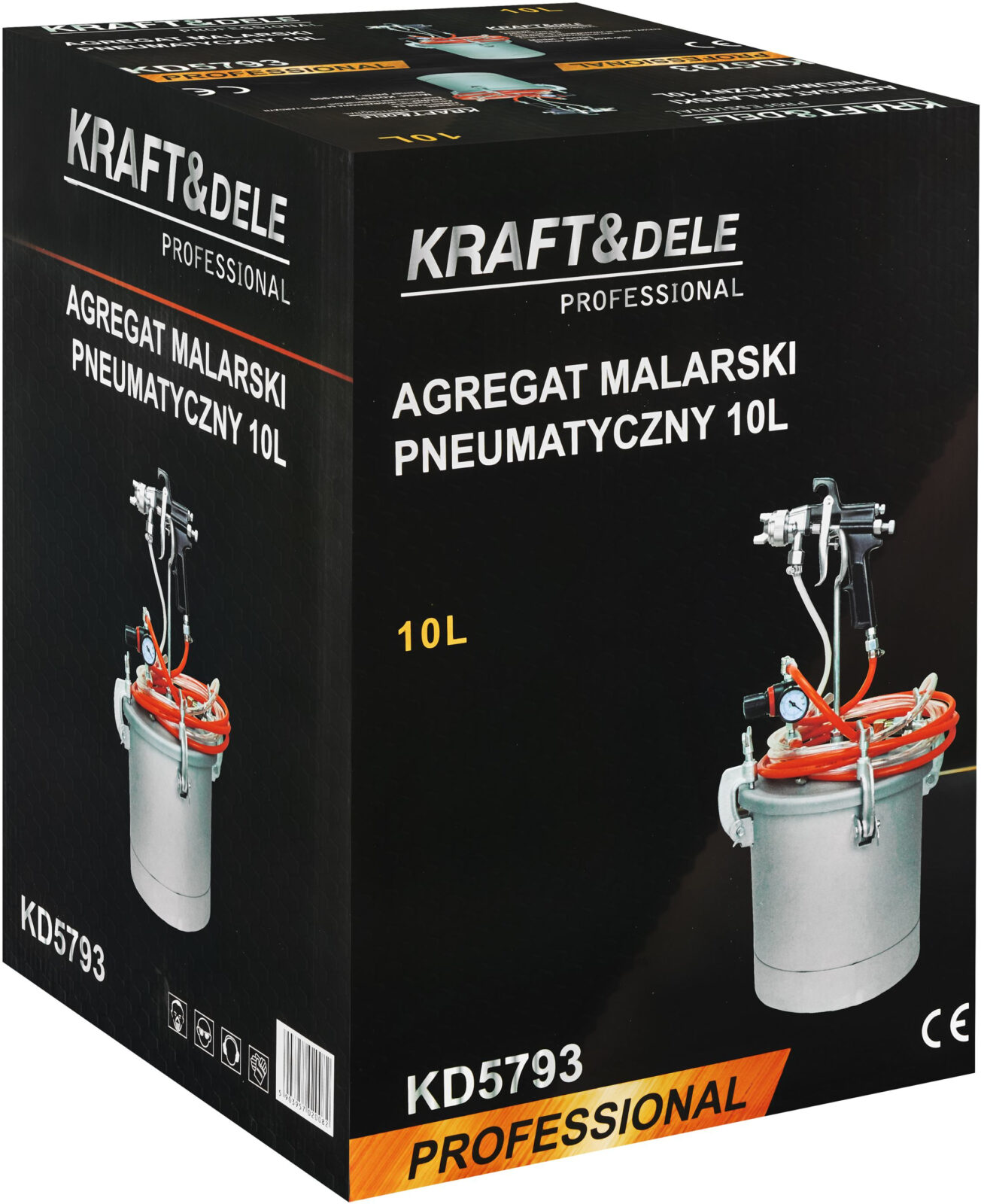 PNEUMAATILINE VÄRVIMISAGREGAAT 10L KD5793