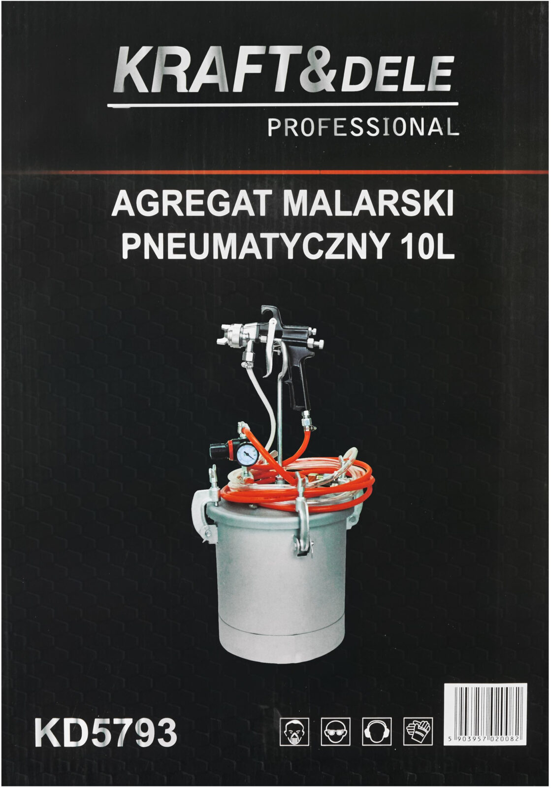 PNEUMAATILINE VÄRVIMISAGREGAAT 10L KD5793