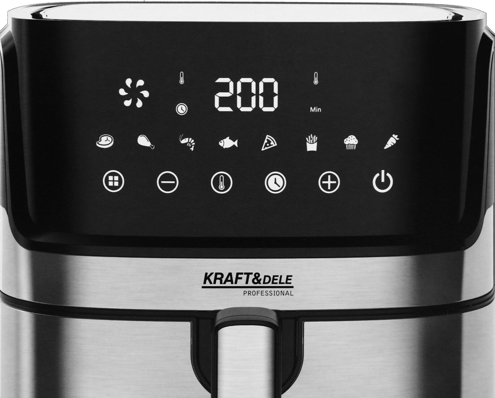 Airfryer rasvavaba fritüür 8L KRAFT&DELE KD4101 1850W