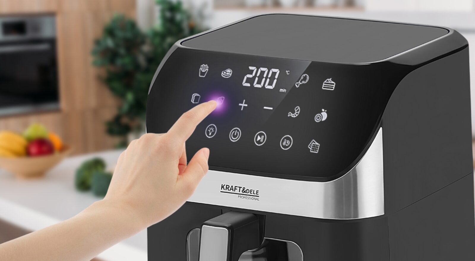 Rasvavaba fritüür Airfryer 6L KD4108