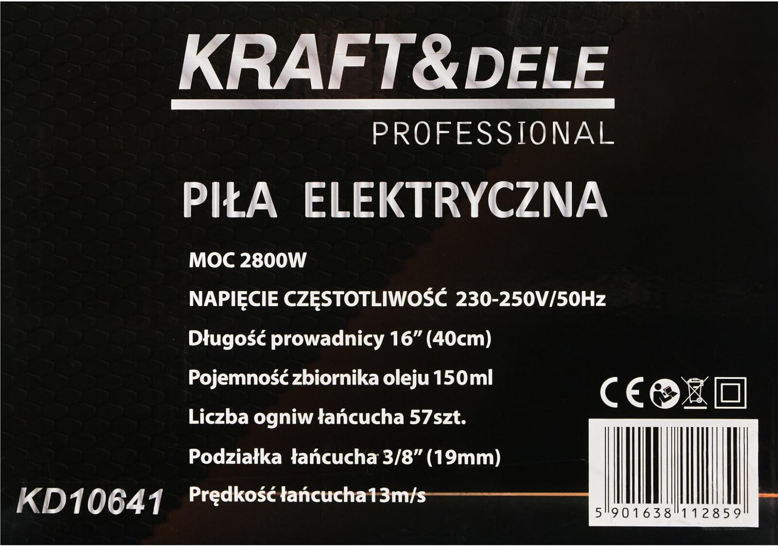 Elektriline kettsaag 2800W / 16” 40cm KD10641