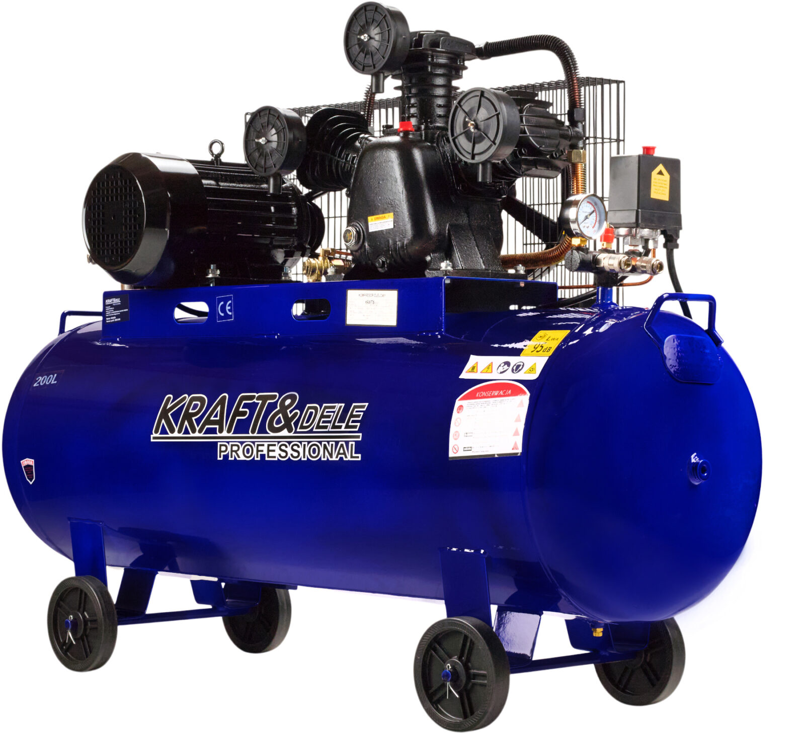 ÕLIKOMPRESSOR 200L 4100W 650L/min KD4059
