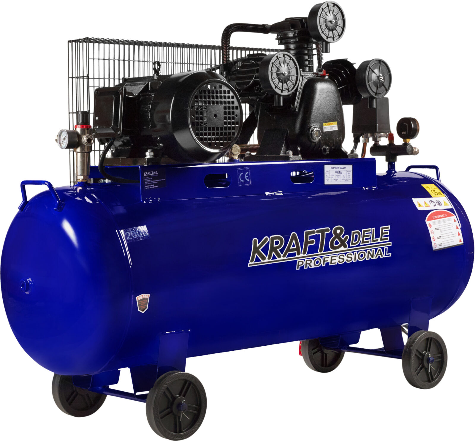 ÕLIKOMPRESSOR 200L 4100W 650L/min KD4059