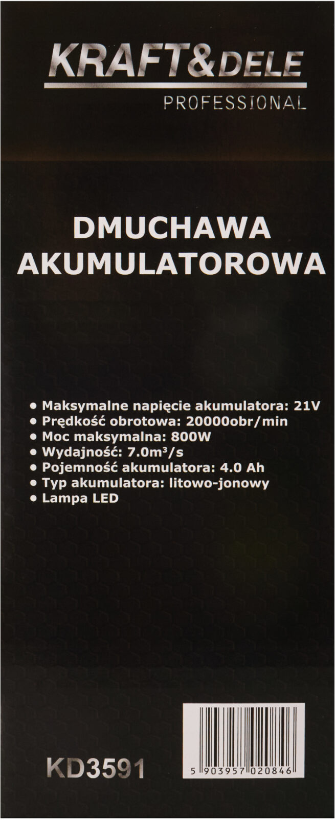 AKU LEHEPUHUR 21V 800W KD3591