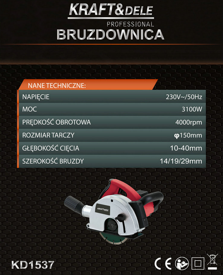 Soonelõikur laseriga 3100W KD1537