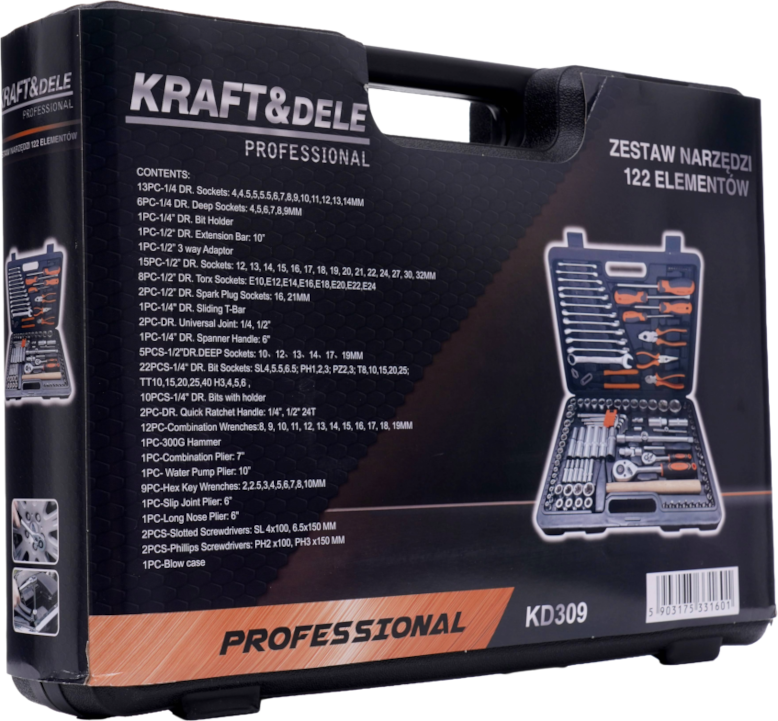 Võtmete komplekt 122 el. KD309