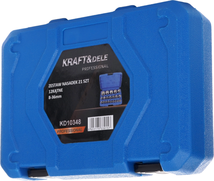 Kaheteistkantsete padrunite komplekt 21tk. KD10348