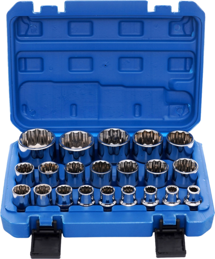 Kaheteistkantsete padrunite komplekt 21tk. KD10348