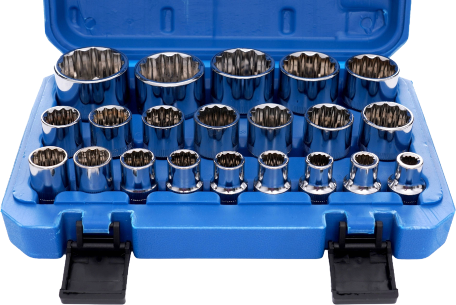 Kaheteistkantsete padrunite komplekt 21tk. KD10348