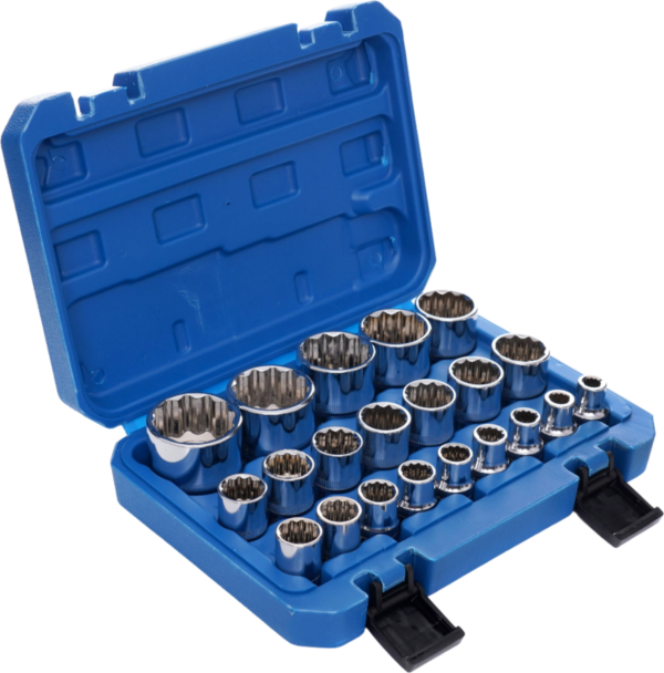 Kaheteistkantsete padrunite komplekt 21tk. KD10348