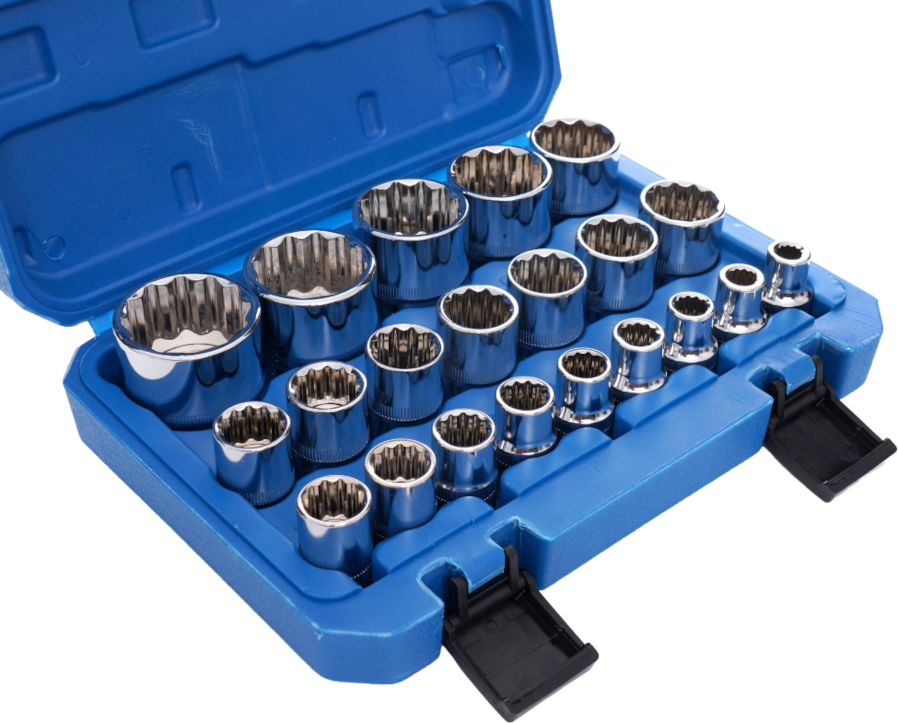 Kaheteistkantsete padrunite komplekt 21tk. KD10348