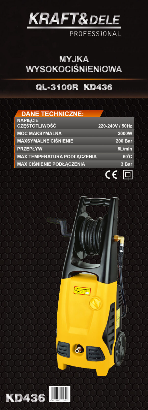 Survepesur 2000W 200bar KD436
