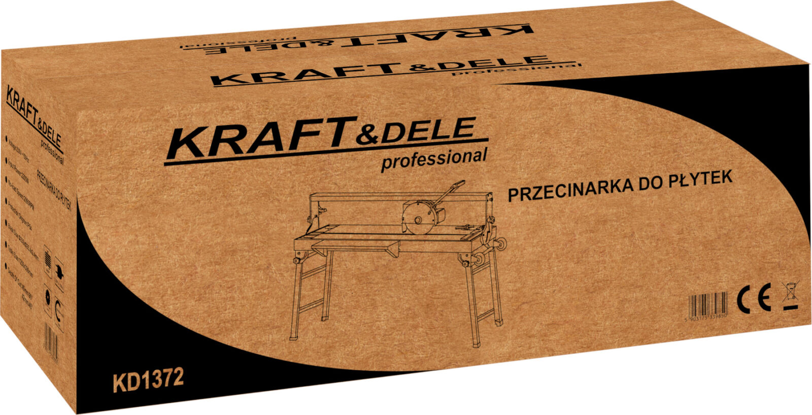 Lauakäi plaatide lõikamiseks 1200mm 2200W KD1372
