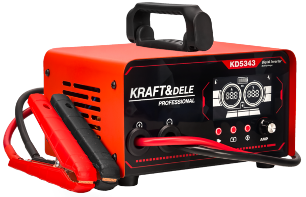 Akulaadija käivitusfunktsiooniga 12/24V 50-400Ah 30A käivitusvool 200A KD5343