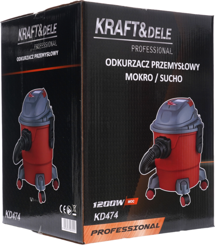 Tööstuslik tolmuimeja 15L 1200W KD474