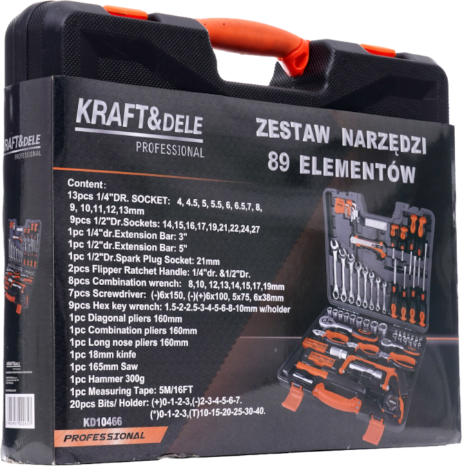 Tööriistakomplekt 89 el. KD10466