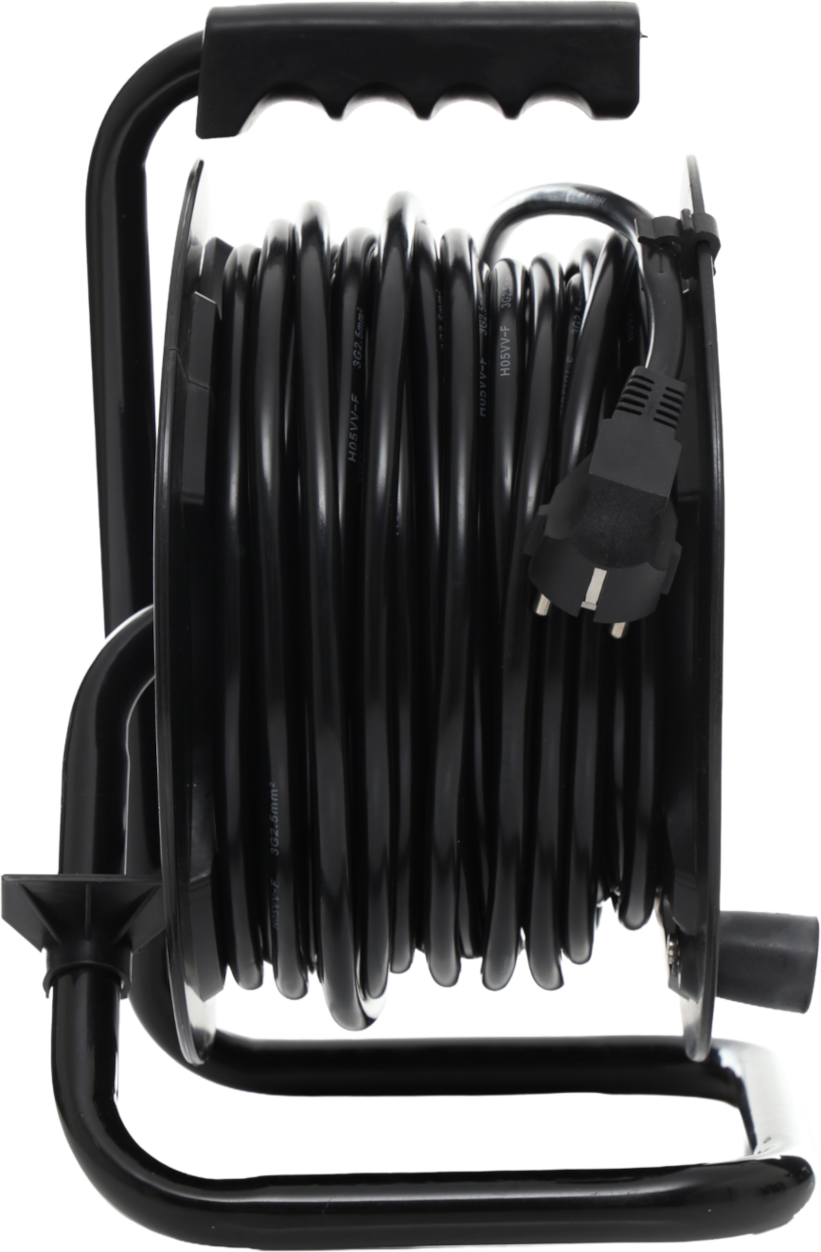 Aiakaablitrummel-pikendusjuhe 25m / 3 x 2,5mm KD4017