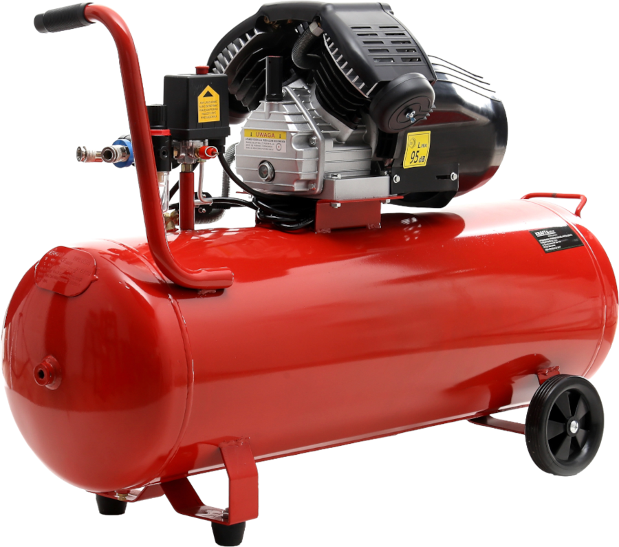 Õlikompressor 100L 2 kolbi KD1480 + separator