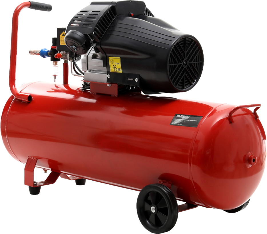 Õlikompressor 100L 2 kolbi KD1480 + separator