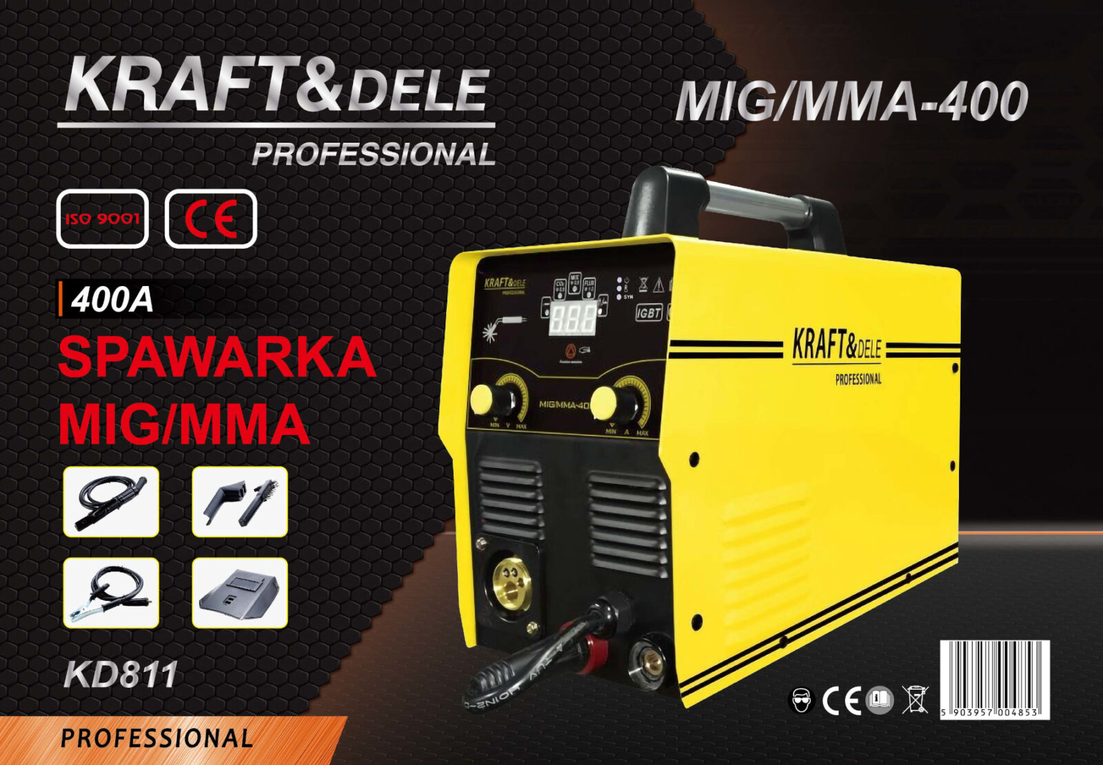 Keevitusaparaat MIG/MMA 400A KD811
