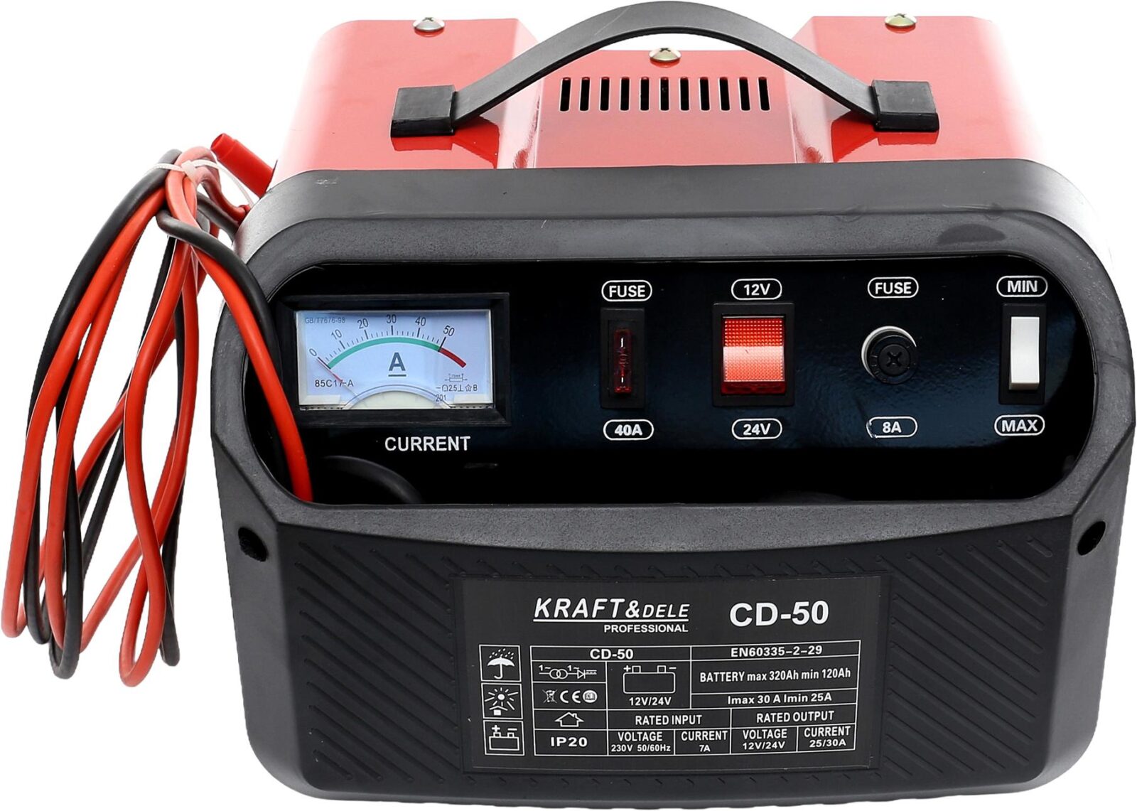 Autoakulaadija 12/24V 50A 320Ah KD1910