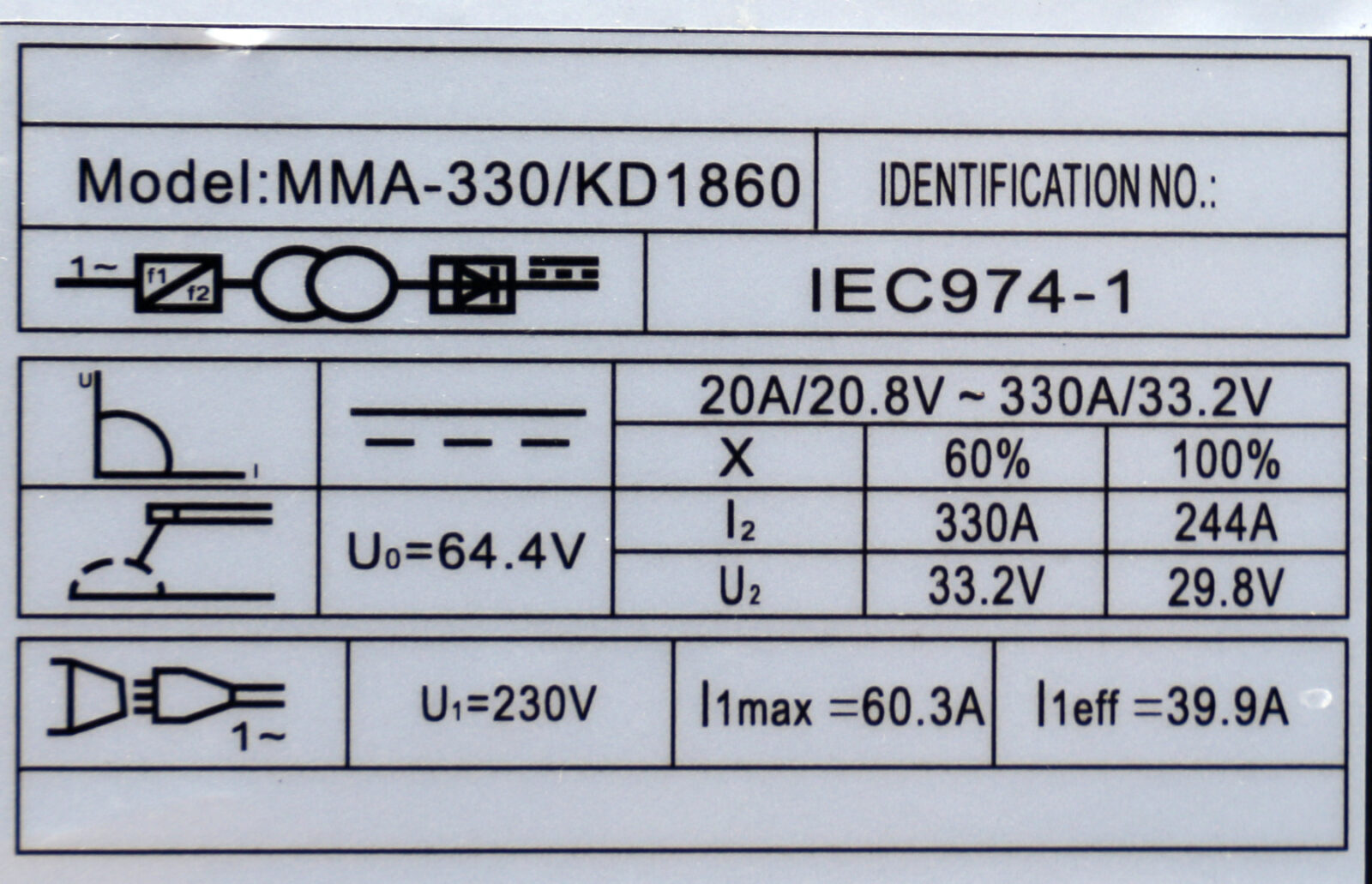 Inverterkeevitusaparaat MMA 330A KD1860
