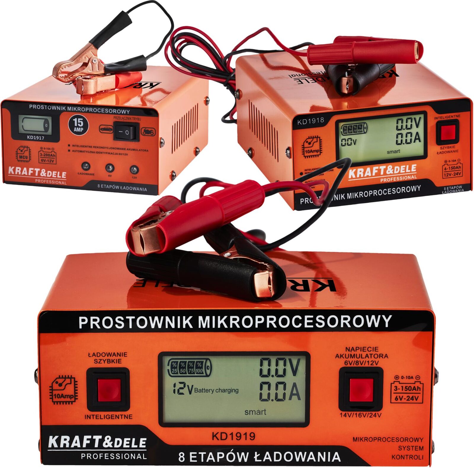 MIKROPROTSESSORIGA AKULAADIJA 15A 6/12V KD1917