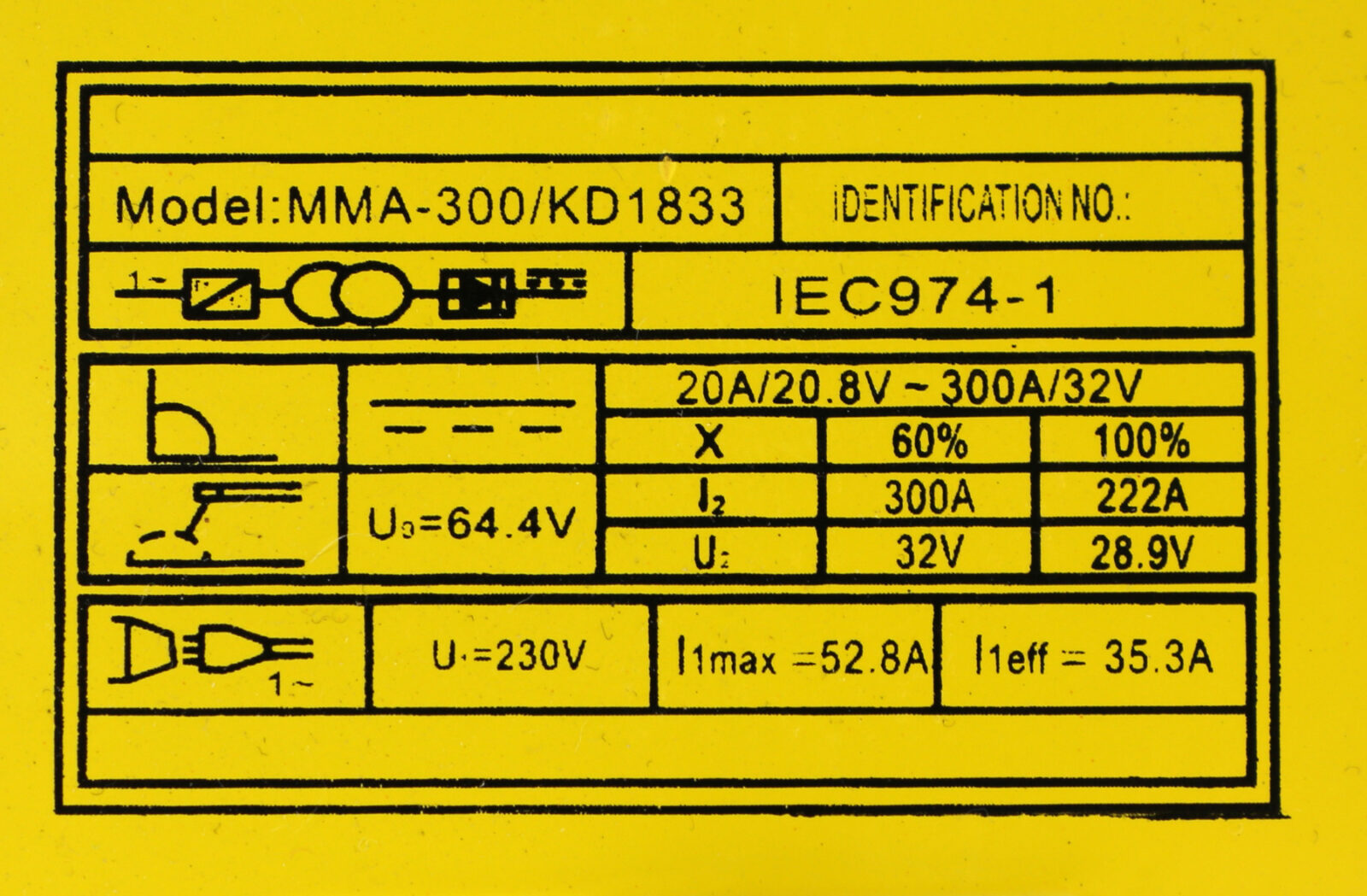 Inverterkeevitusaparaat MMA 300A KD1832