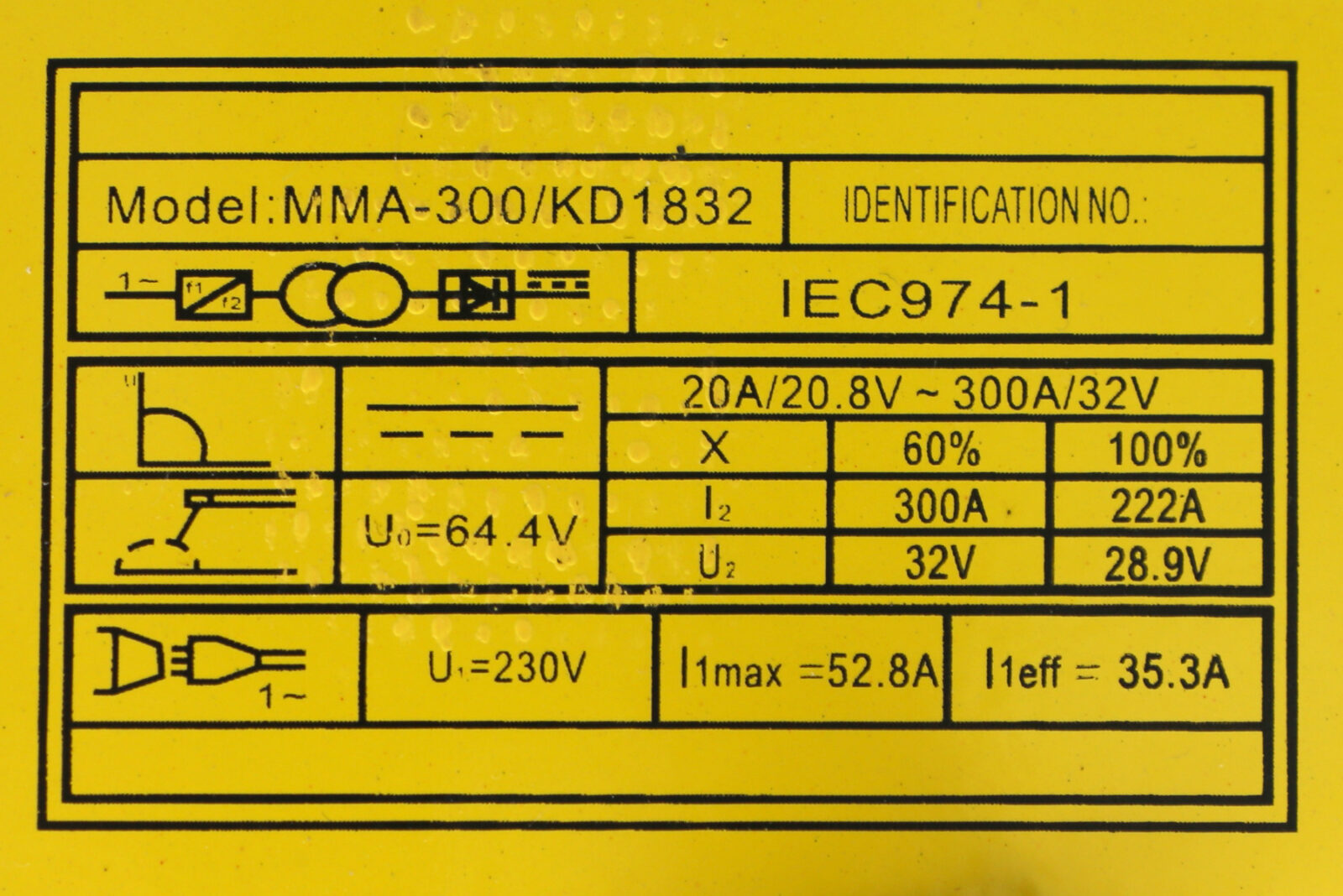 Inverterkeevitusaparaat MMA 300A KD1833