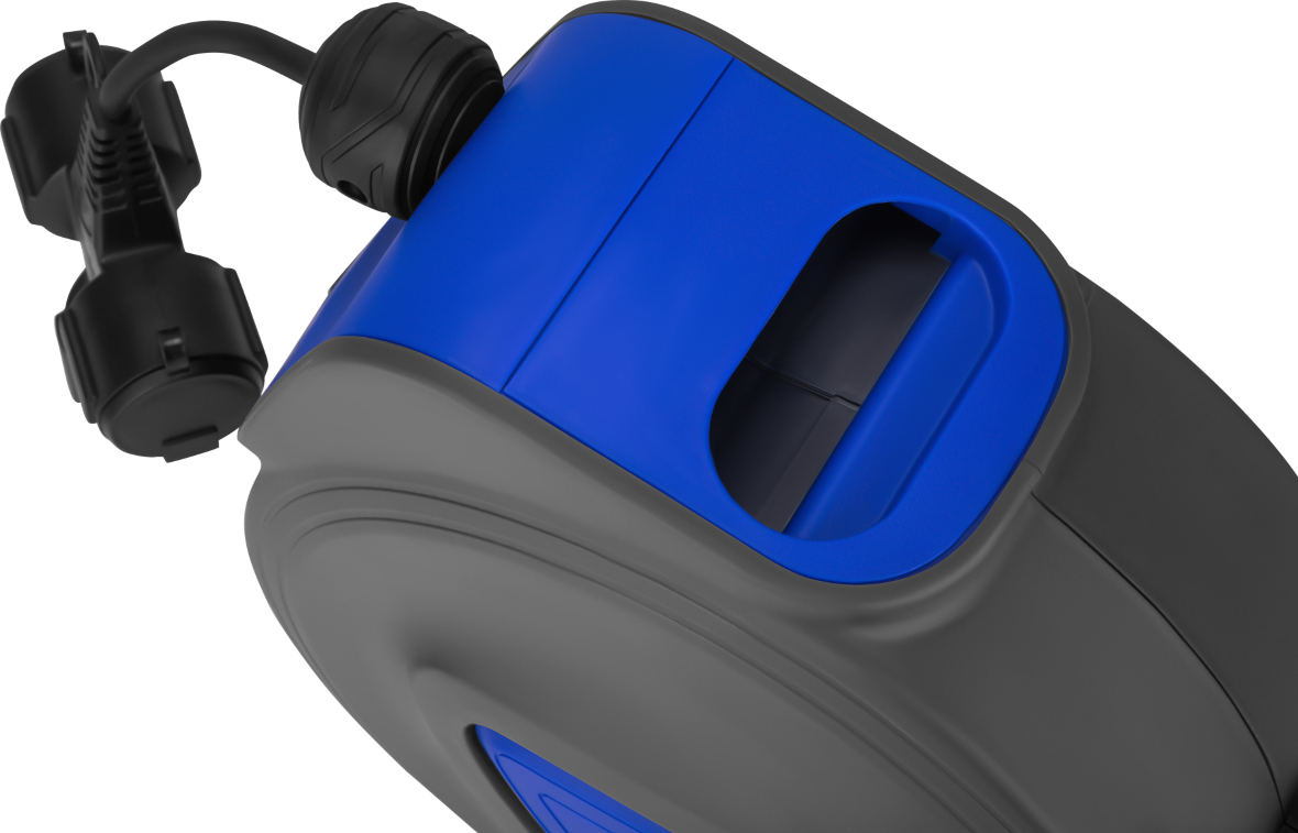 Automaatse kerimisega pikendusjuhe 3×1,5 mm 20 m KD4047