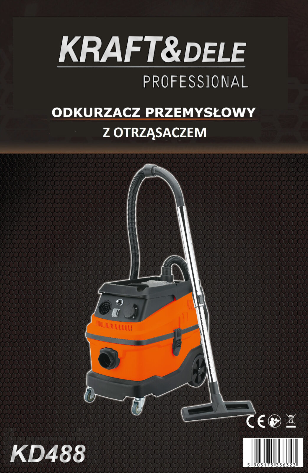 Tööstuslik tolmuimeja filtripuhastajaga 1600W KD488