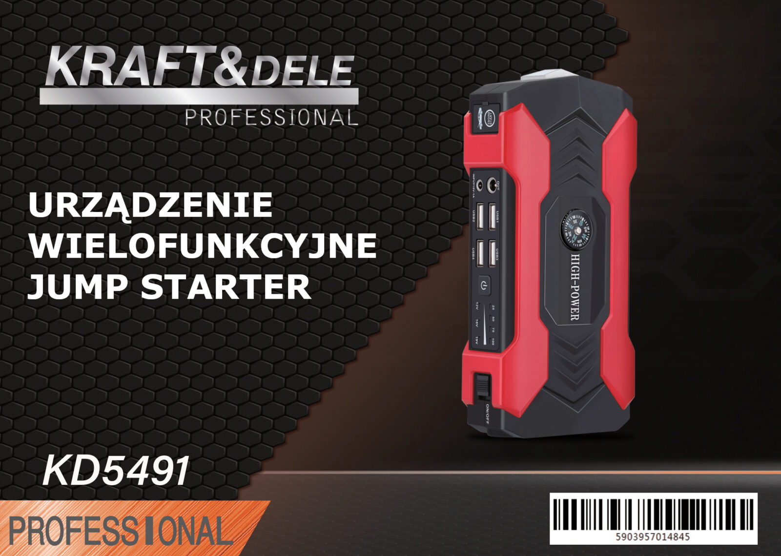 MULTIFUNKTSIONAALNE SEADE / JUMP STARTER 28000mAh/800A KD5491