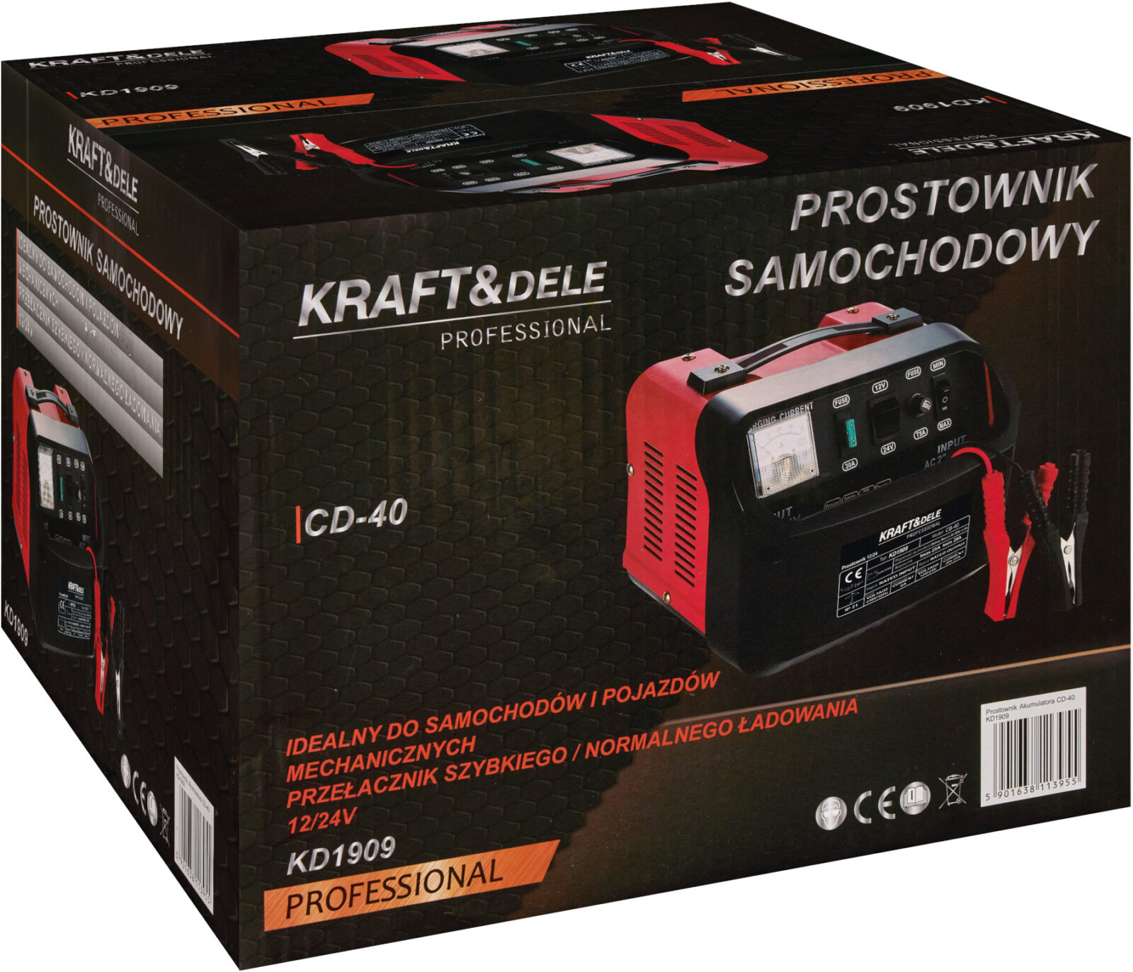 Autoakulaadija 12/24V 40A 300Ah KD1909