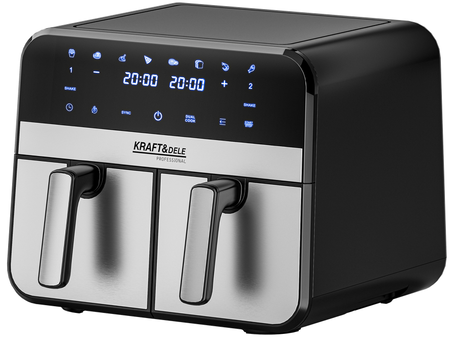 Rasvavaba fritteerimisseade AirFryer 9L 2500W KAKS KAMBRIT + LCD KD4180