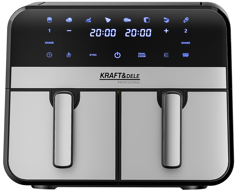 Rasvavaba fritteerimisseade AirFryer 9L 2500W KAKS KAMBRIT + LCD KD4180