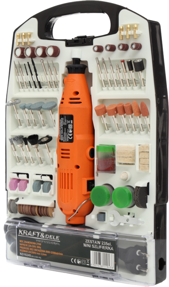 Mini-lihvija 270W KD10245 235 tarvikut