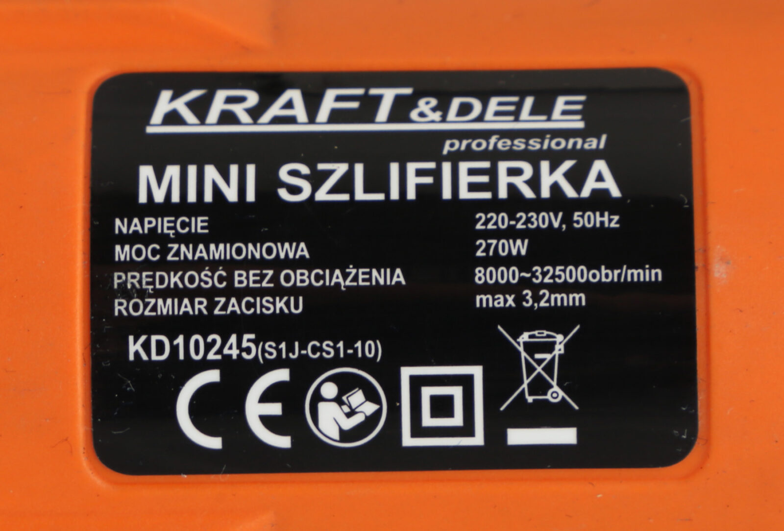 Mini-lihvija 270W KD10245 235 tarvikut