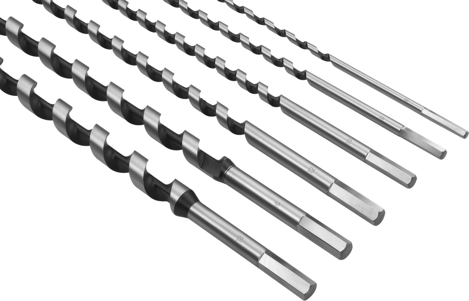 Puidupuurid 6-18mm KD10266 6 tk