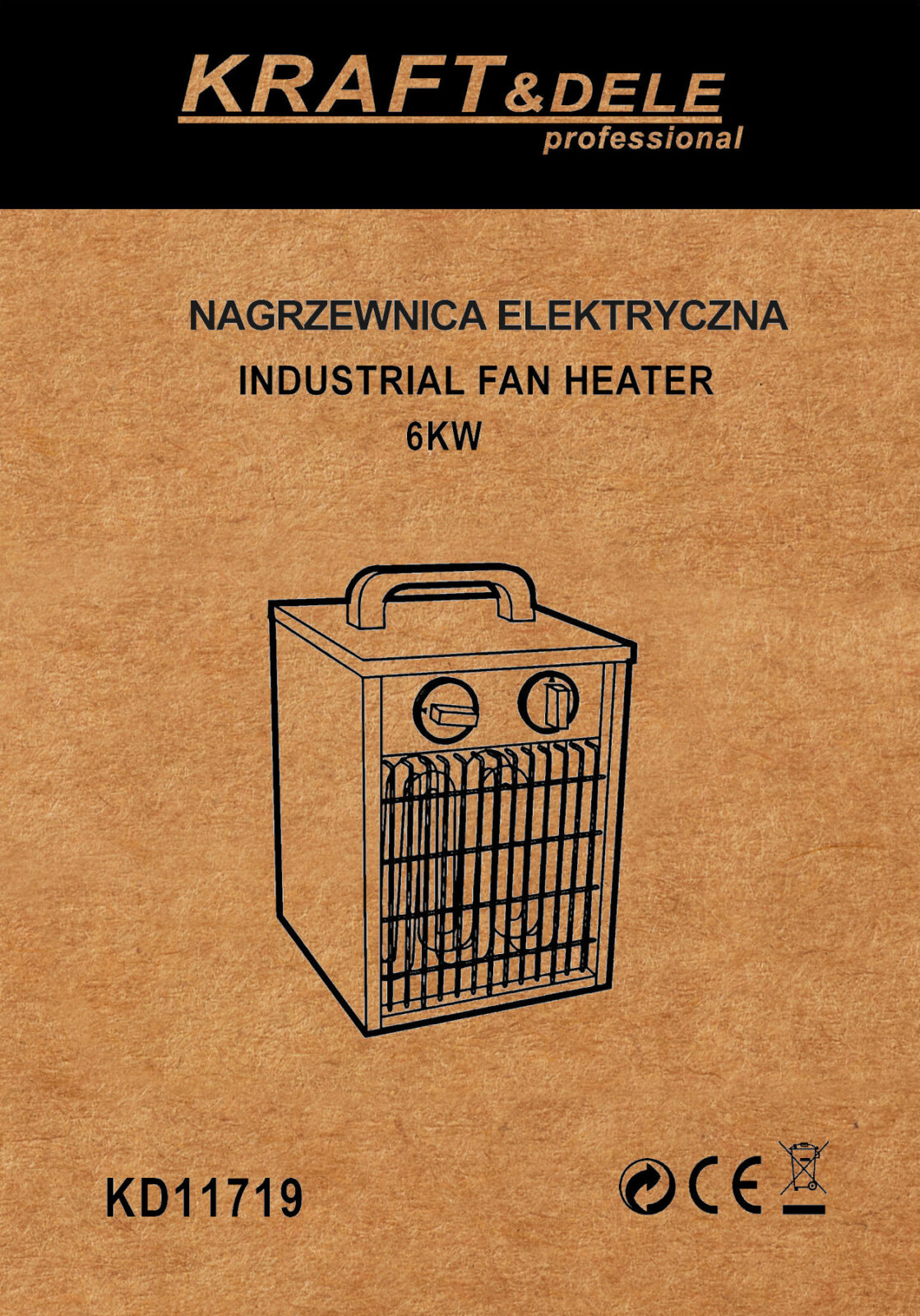 Elektriküttekeha 6KW 380V KD11719