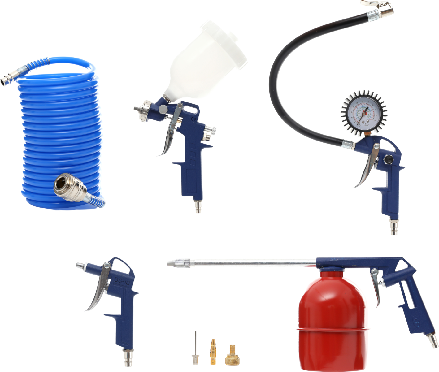 Pneumaatiliste tööriistade komplekt 8 elementi KD413