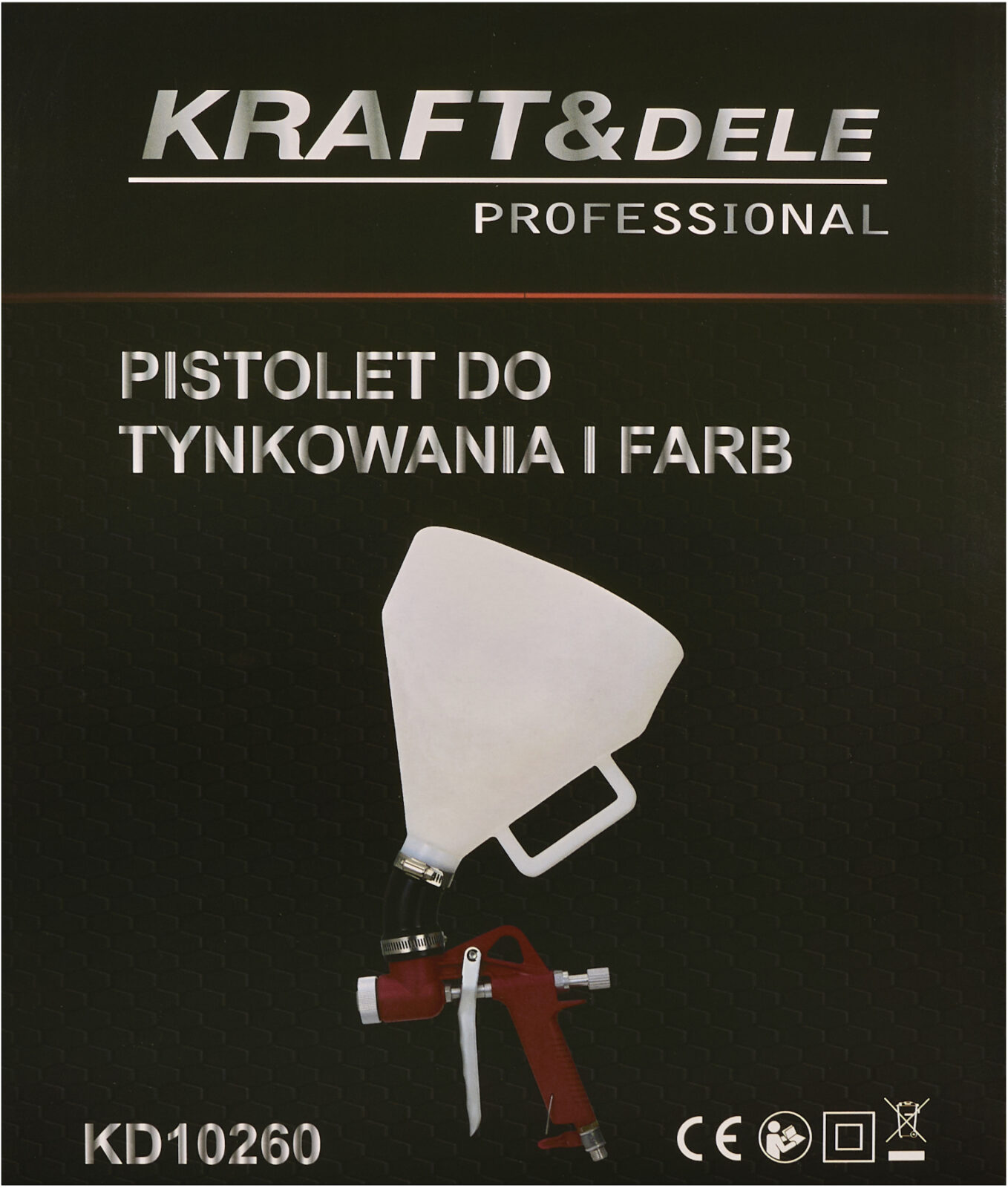 Pneumaatiline krohvipüstol 7,5L 1″ KD10260