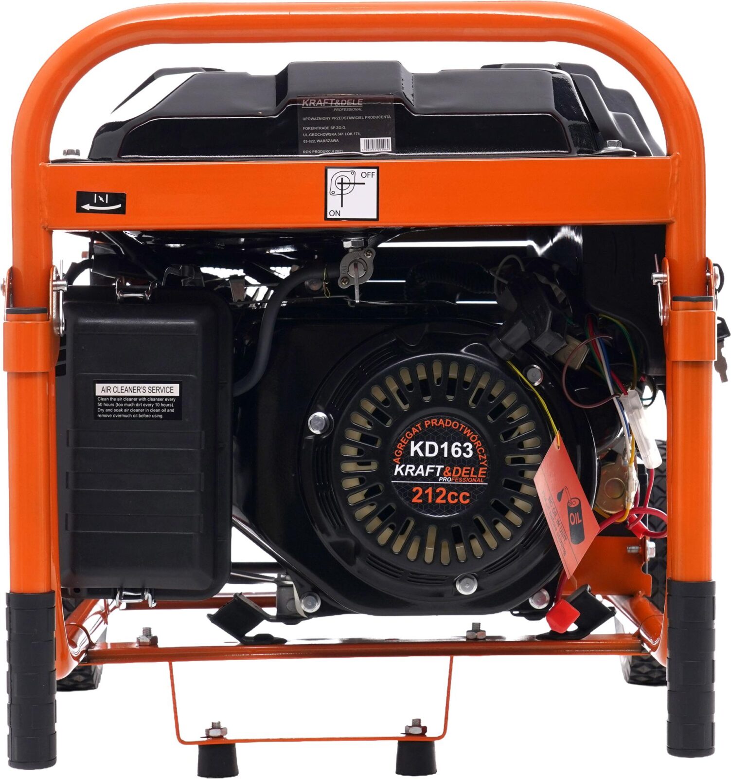 Generaator 3500W 12/230V/380V KD163